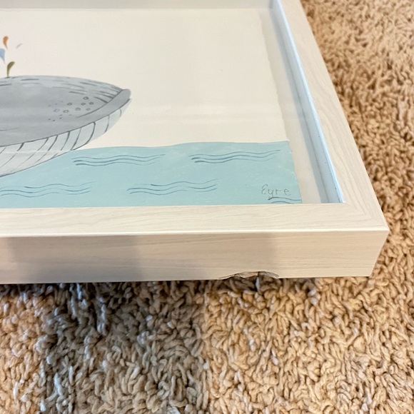 EYRE TARNEY FRAMED ANIMAL BOAT PAINTING - Picture 5 of 7